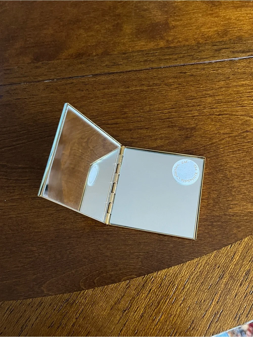 Woman’s glass mirror